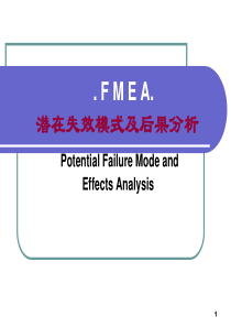 失效模式及后果FMEA(四)