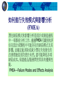 如何進行失效模式與影響分析     