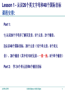 国际音标教学PPT