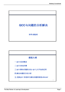 QCC与问题的分析解决