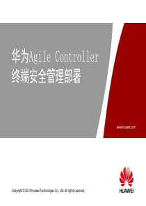 Controller_V100R001C00SPC100_终端安全管理培训