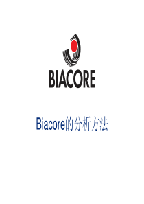 BiaCore分析方法