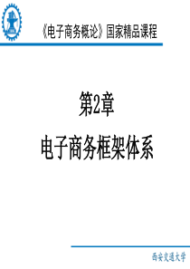 第二章电子商务框架体系