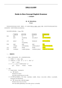 新概念英语第2册语法精粹