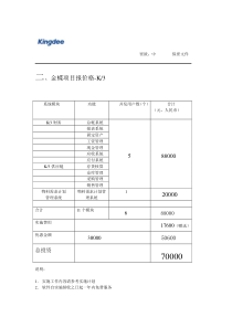 爱力宝辅料金蝶ERP实施方案