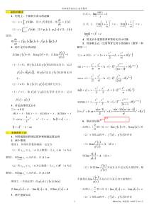 考研高等数学实用公式大全