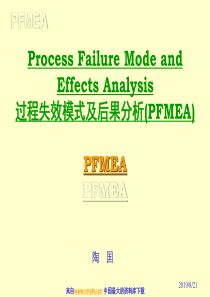 过程失效模式及后果分析(PFMEA)(ppt 61)中英文