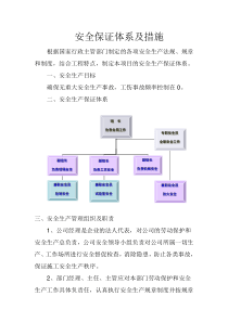 市政工程安全保证措施