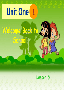 人教版三年级英语下册课件 Unit 1 Welcome Back to school PPT课件：L