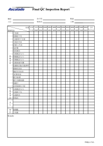 FMQA-154A Final QC Inspection Report