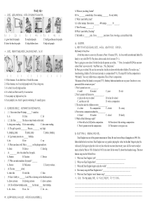 新版广州英语小学六年级下期末复习试卷(15份试卷,毕业考试复习)(A3大纸版本)