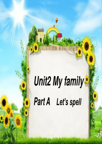 小学英语三年级下册PEP_Book2_Unit2_My_family_PartA_第三课时Let’s