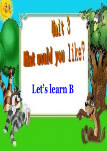 五年级-Unit3-B-Lets-learn