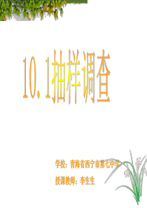 101抽样调查