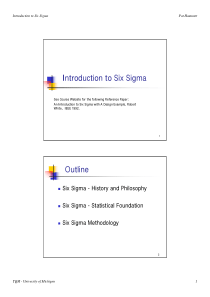 11 Six Sigma Analysis