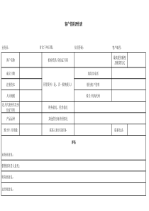 客户信用评价表模板