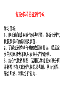 2016春湘教版七年级地理下册第六章复杂多样的亚洲气候课件.ppt