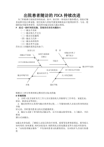 出院患者随访的PDCA持续改进