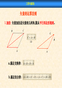 矢量的运算法则