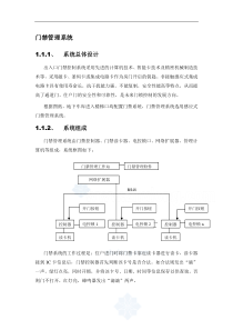 门禁管理系统方案