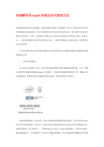 详细解析用Squid实现反向代理的方法