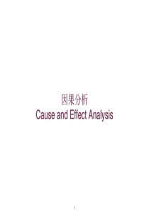 6_Sigma_分析阶段_因果分析_Cause_and_Effect_Analysis