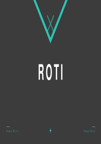 Roti PowerPoint 模板