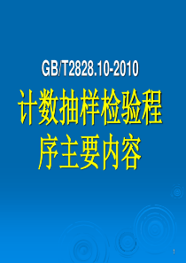 GB282810计数抽样检验程序