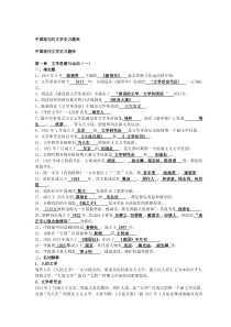 最新中国现当代文学史习题库