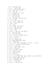 大学四级考试必背单词txt-四六级-英语