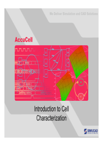 Cell-Characterization