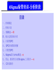 6西格玛-C阶段绿带教材