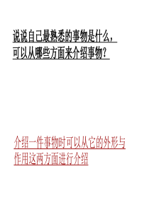 S版小学六年级语文上册《----的自述》作文教学课件