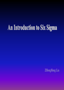 An Introduction to Six Sigma(ppt32)