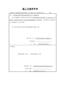 水池模板工程专项施工方案