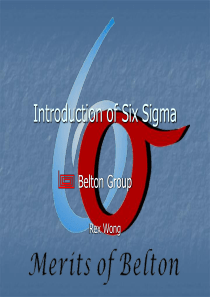 Introduction of Six Sigma