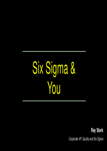 Six Sigma & You