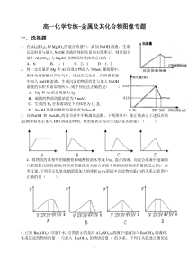 金属及其化合物图像专题