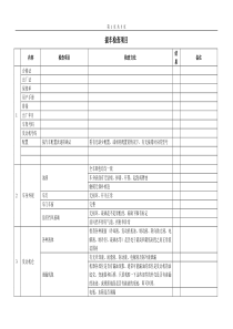 新车提车清单