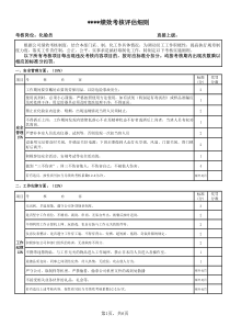 化验员绩效考核细则