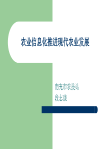 现代农业与农业信息化建设(段志康)