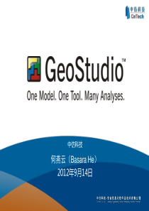 中仿科技geostudio软件SIGMATraining-Basara