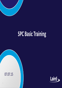 统计过程控制基础培训SPCbasictraining