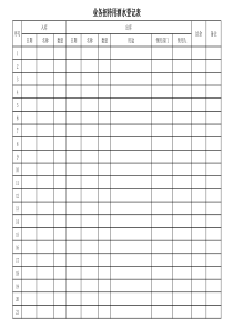 烟酒领取登记表