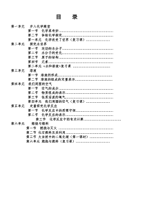 鲁教版初三化学教学案