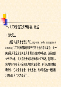 LTCM事件――金融工程的软肋