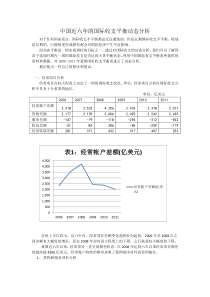 近六年国际收支平衡表动态分析