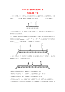 2019年中考物理试题分类汇编--凸透镜成像专题