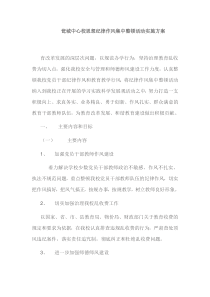 瓮城中心校思想纪律作风集中整顿活动实施方案