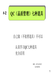 QC（品质管理）七种道具(PPT 13)